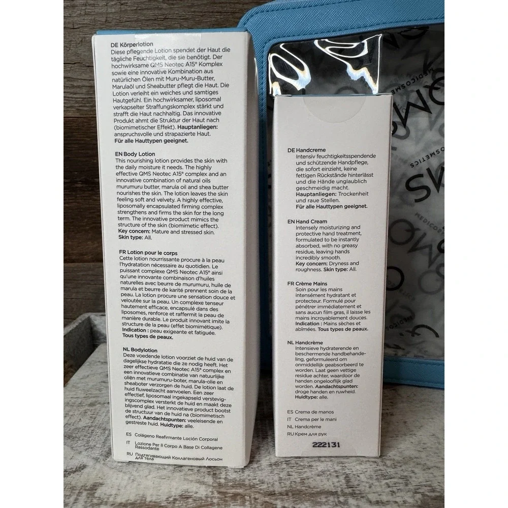 QMS Medicosmetics‎ Firming Collagen Body Lotion & Hand Cream DUO | MSRP $140